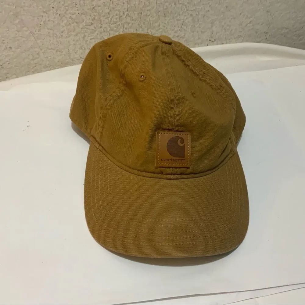Carhartt Adjustable Baseball Hat Cap - Tan